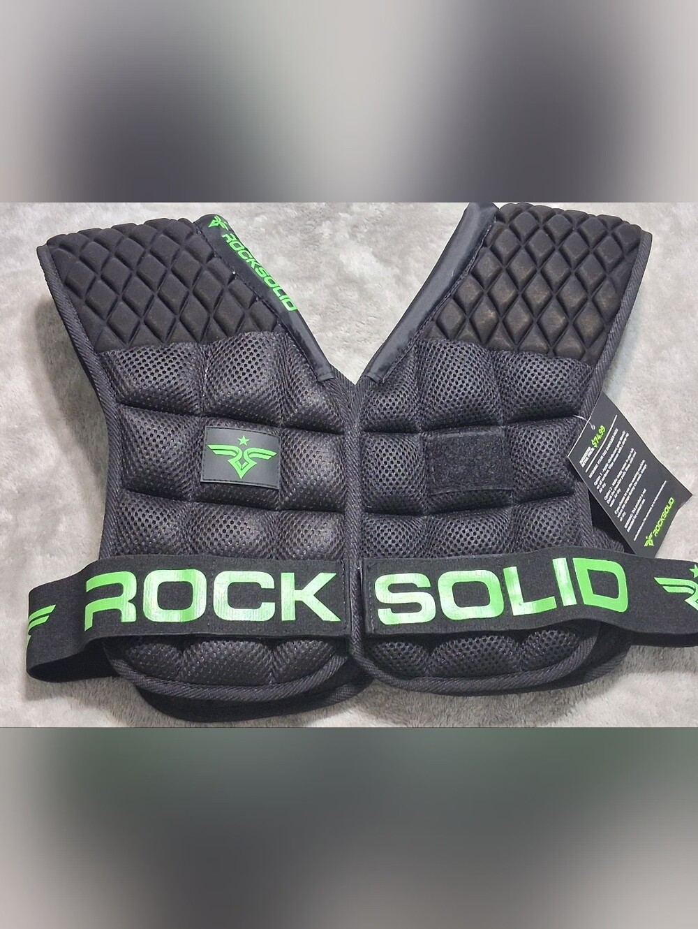 Rocksolid Padded Vest - Soft Shell Shoulder Pads - L